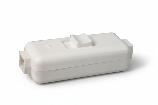 Interruttore A Levetta Bipolare Bianco - 10 Pezzi