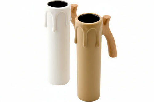 Guscio Candela Con Gocce E14 Con Portalampada Incluso- - Ø Mm.26X65H. - Colore Antico - 20 Pezzi