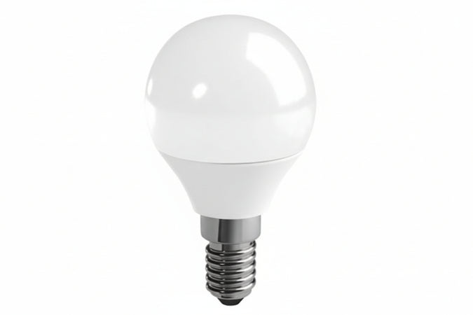Lampada Led Sfera Opale E14- - 48W - E14 - 2700 °K Calda - 470 Lm - 180 ° - 12 Pezzi Duracell - Maximus