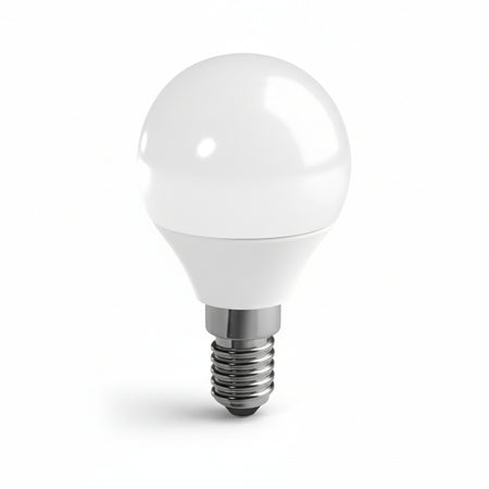 Lampada Led Sfera Opale E14- - 49W - E14 - 6500 °K Fredda 470 Lm - 210 ° - 10 Pezzi Duracell - Maximus