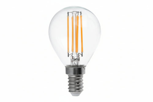 Lampada Filo Led Sfera Chiara E14- - 4W - E14 - 2700 °K Calda - 470 Lm - 320 ° - 8 Pezzi Duracell - Maximus