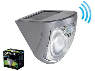 Proiettore Solare Led Con Sensore Mm.110X156X160H. 90 Lumen Duracell Lighting