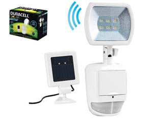 Proiettore Solare Led Con Sensore Mm.281X128X50 120 Lumen Duracell Lighting