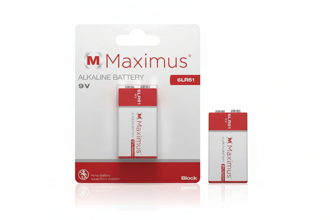 Pila Transistor Alcalina - 12 Pezzi Maximus