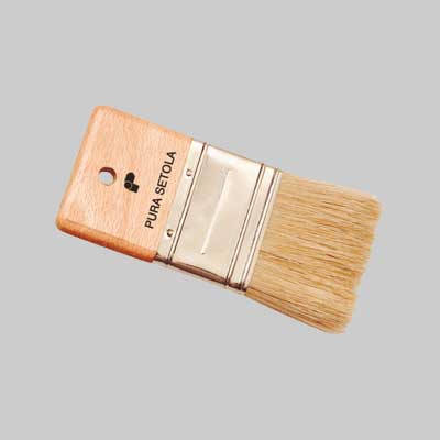 Pennello Piatto 'Spalter' 70 Mm - 12 Pezzi- Pennellificio Partenopeo