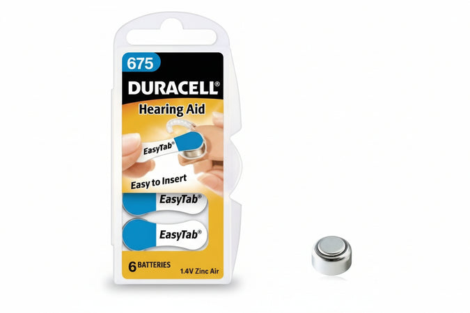 Pila Specialistica A Pastiglia Per Apparecchi Acustici Zinc-Air (675) - 2 Blister Duracell