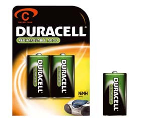 Pila Ricaricabile Mezza Torcia (C) - 1 Blister Duracell