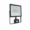Proiettore Led C/Sensore Crepuscolare Di Movimento Ip44 Nero 20W Pir 4000 °K Naturale 800 Lm 118X48X165H