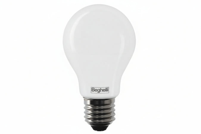 Lampada Led Goccia Tuttovetro E27- - 8W - 6500 °K Fredda - 1055 Lm - 60X105H - 5 Pezzi Beghelli