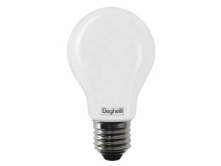 Lampada Led Goccia Tuttovetro E27- - 12W - 6500 °K Fredda - 1520 Lm - 60X105H - 5 Pezzi Beghelli