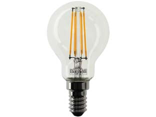 Lampada Filo Led Sfera Zafiro E14- - 4W - 4000 °K Naturale - 470 Lm - 45X84H - 2 Blister Beghelli