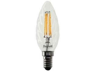 Lampada Filo Led Tortiglione Zafiro E14- - 4W - 2700 °K Calda - 470 Lm - 35X100H - 5 Blister Beghelli