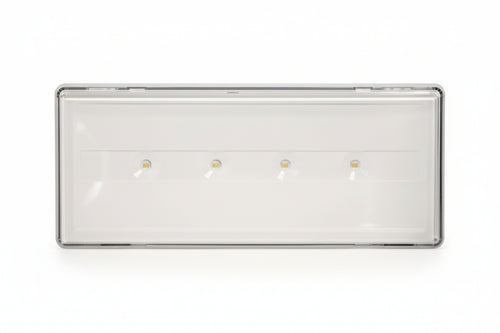 Lampada Emergenza Led Da Parete E Da Incasso Stile + 11W 4000 °K Naturale Mm.119X280X46H Beghelli