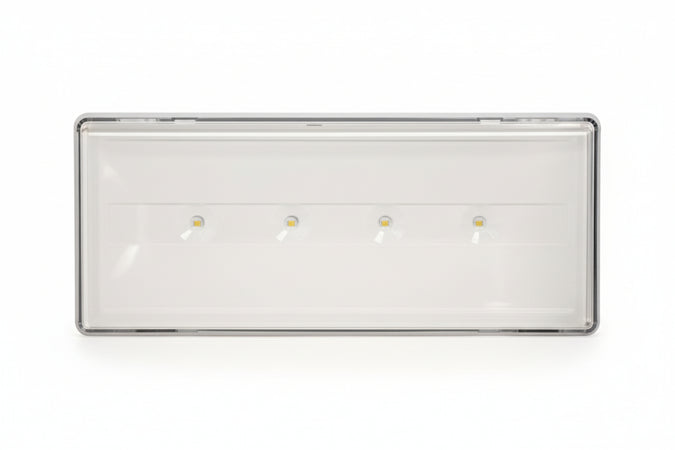 Lampada Emergenza Led Da Parete E Da Incasso Stile + 11W 4000 °K Naturale Mm.119X280X46H Beghelli