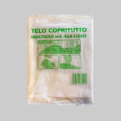 Telo Copritutto Leggero 4X4 Mt - 100 Pezzi