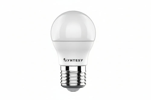 Lampada Led Sfera Opale E27- - 4.9W - E27 - 2700 °K Calda - 470 Lm - Cl. En.F - 10 Pezzi Syntesy