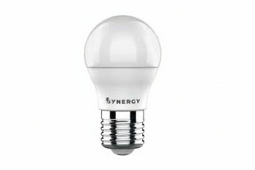 Lampada Led Sfera Opale E27- - 49W - E27 - 4000 °K Naturale - 470 Lm - Cl. En.F - 10 Pezzi Syntesy