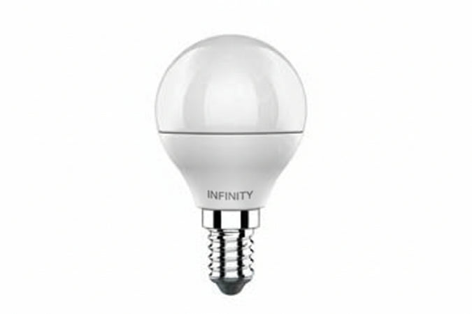 Lampada Led Sfera Opale E14- - 25W - E14 - 4000 °K Naturale - 250 Lm - Cl. En.F - 10 Pezzi Syntesy