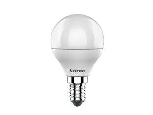 Lampada Led Sfera Opale E14- - 49W - E14 - 2700 °K Calda - 470 Lm - Cl. En.F - 10 Pezzi Syntesy