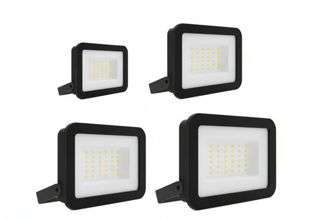 Proiettore Led Ip65 Nero 10W 4000 °K Naturale 1000 Lm Syntesy