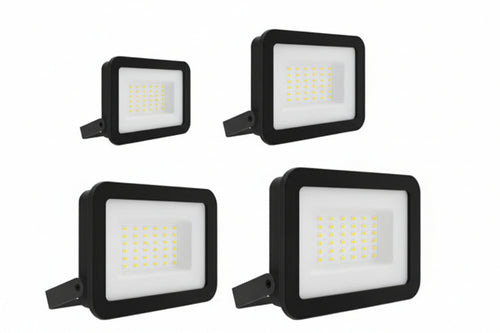 Proiettore Led Ip65 Nero 20W 4000 °K Naturale 2000 Lm Syntesy