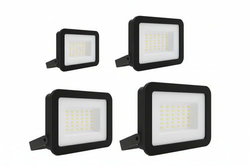 Proiettore Led Ip65 Nero 30W 4000 °K Naturale 3000 Lm Syntesy