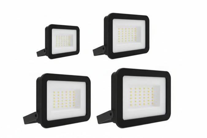 Proiettore Led Ip65 Nero 50W 4000 °K Naturale 5000 Lm Syntesy