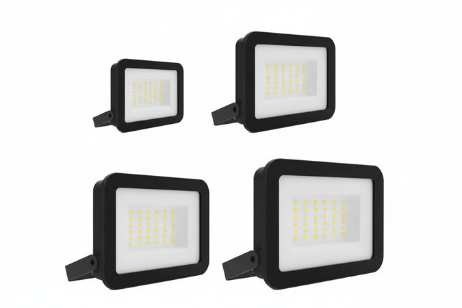 Proiettore Led Ip65 Nero 100W 4000 °K Naturale 10000 Lm Syntesy