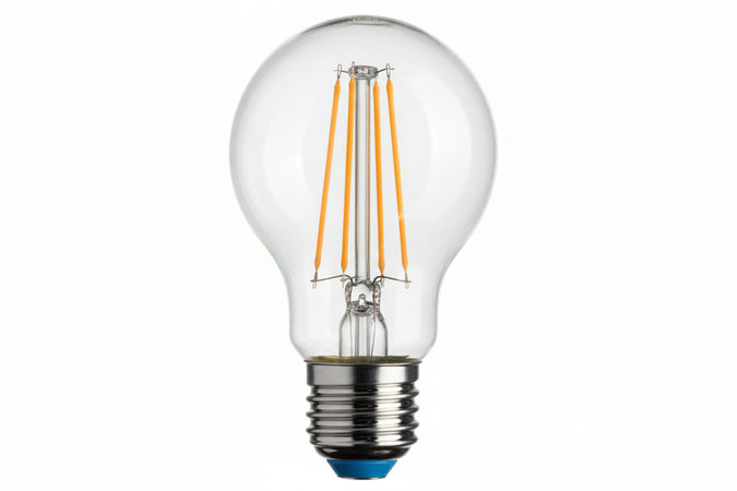 Lampada Filo Led Goccia Stick E27- - 8W - 2700 °K Calda - 1055 Lm - 60X104H - 5 Pezzi Airam