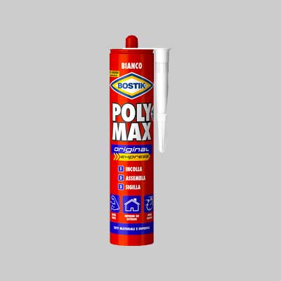 Sigillante 'Poly Max Original Express' Bostik 165 Gr Bianco - Bostik