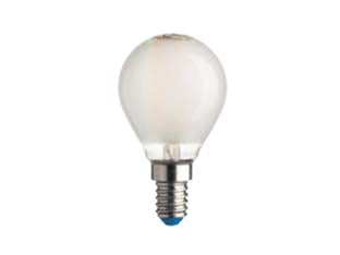 Lampada Filo Led Sfera Stick Satinata E14- - 4.5W - 2700 °K Calda - 470 Lm - 45X80H - 5 Blister Airam