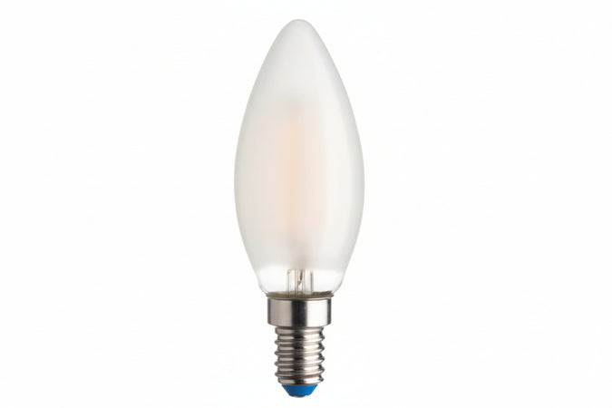 Lampada Filo Led Oliva Stick Satinata E14- - 4.5W - 4000 °K Naturale - 470 Lm - 35X97H - 5 Blister Airam