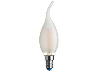 Lampada Filo Led Fiamma Stick Satinata E14- - 4.5W - 4000 °K Naturale - 470 Lm - 35X123H - 5 Blister Airam