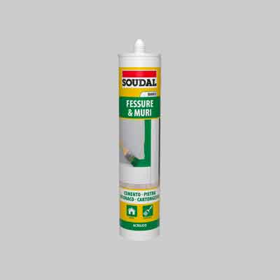 Silicone Acrilico Soudal 300 Ml - Bianco - Soudal