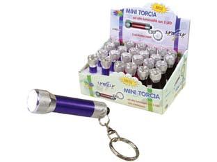 Minitorcia Led Con Espositore- - Ø Mm.19X70H. - 1 Espositore Syntesy