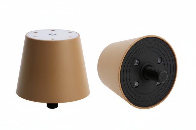 Lampada Da Tavolo A Led Ricaricabile A Tappo Bronzo Mm.105X90H. Syntesy