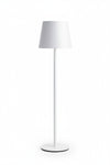 Lampada Da Tavolo A Led Ricaricabile Bianca Mm.105X360H. Syntesy