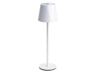 Lampada Da Tavolo A Led Ricaricabile Bianca Mm.105X360H. Syntesy