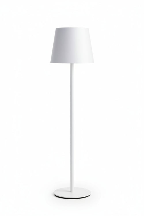 Lampada Da Tavolo A Led Ricaricabile Bianca Mm.105X360H. Syntesy