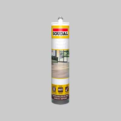 Silicone Legno Soudal 300 Ml - Grigio Chiaro - Soudal