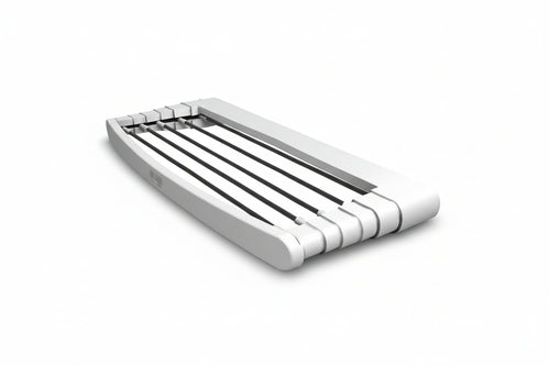 Stendibiancheria Telescopico A Parete Con 6 Fili Telepack Telepack70 Cm.70X38X6H. Peso Kg.1,44 Circa Ml.5 Gimi