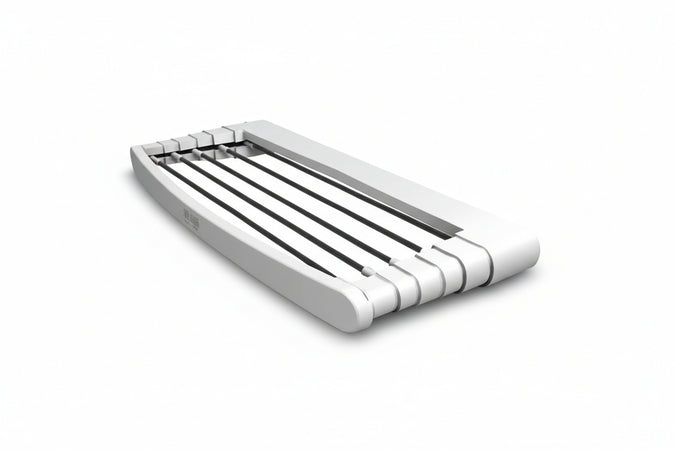 Stendibiancheria Telescopico A Parete Con 6 Fili Telepack Telepack70 Cm.70X38X6H. Peso Kg.1,44 Circa Ml.5 Gimi