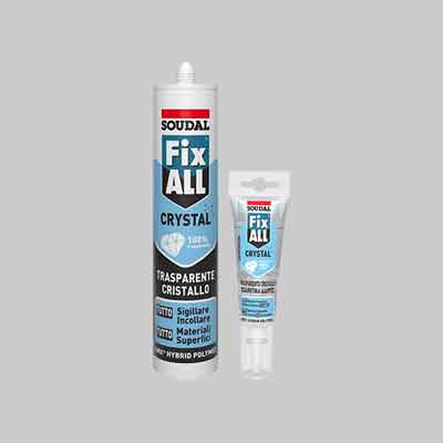 Adesivo Sigillante 'Fix All Crystal' Soudal 125 Ml - Trasparente - Soudal
