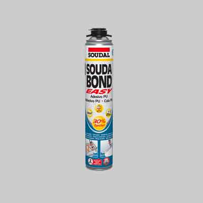 Adesivo Poliuretanico 'Soudabond Easy' Soudal 750 Ml - Pistola - Soudal