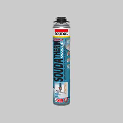 Adesivo Poliuretanico 'Soudatherm Wall' Soudal 750 Ml - Pistola - Soudal