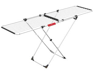 Stendibiancheria Doble Estensibile In Acciaio Verniciato Mt.22 Cm.105/209X60X97H. Estensibile Vileda