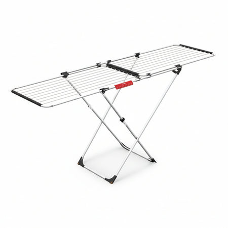Stendibiancheria Doble Estensibile In Acciaio Verniciato Mt.22 Cm.105/209X60X97H. Estensibile Vileda