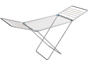 Stendibiancheria Magnifico In Acciaio Inox Mt.20 Cm.172X55X93H. Gimi