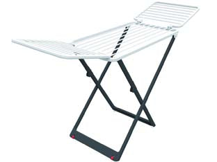 Stendibiancheria Perla In Resina Ultraresistente Con Ruote Mt.20 Cm.191X54X115H. Vileda