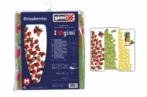 Telo Asse Da Stiro In Cotone Love Gimi- - Cm.139X55 L Per Assi Da Stiro Max Cm.130X44 - 1 Blister Gimi